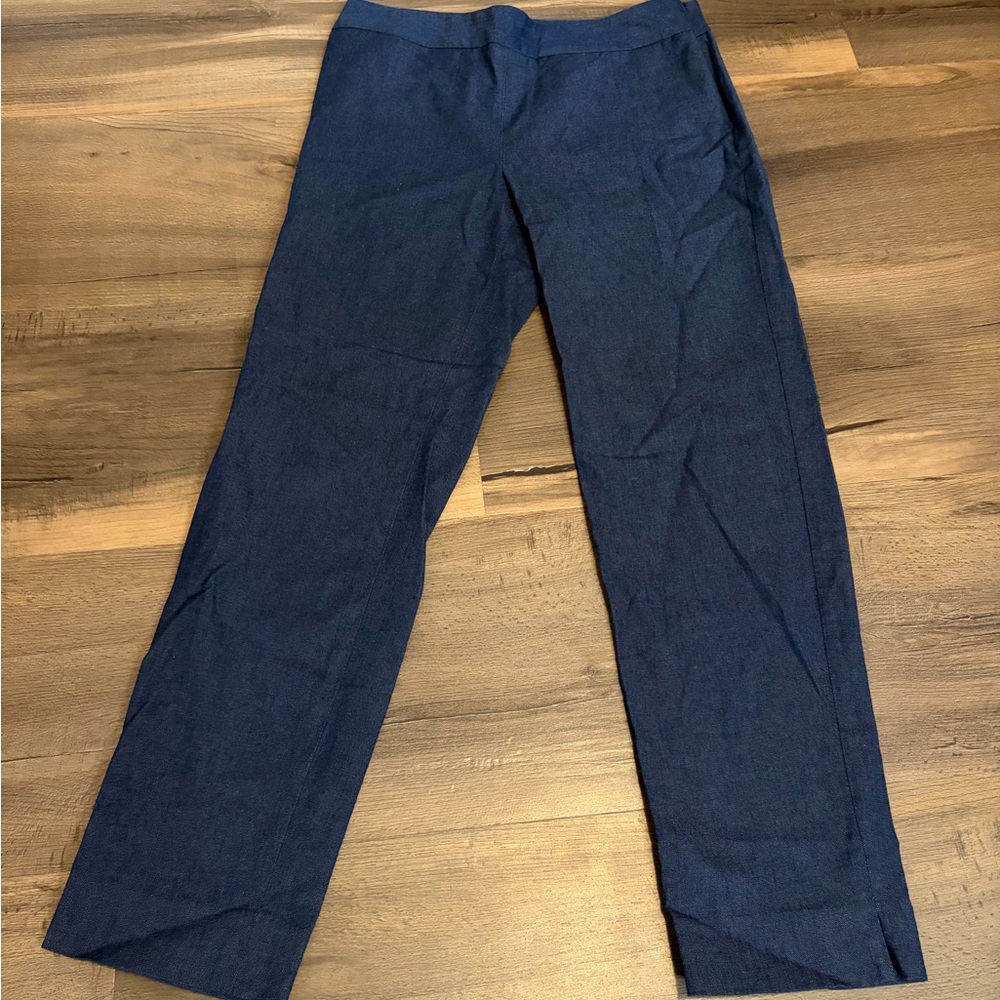 Womens Talbots Navy Chatham Ankle Pants Size 2P